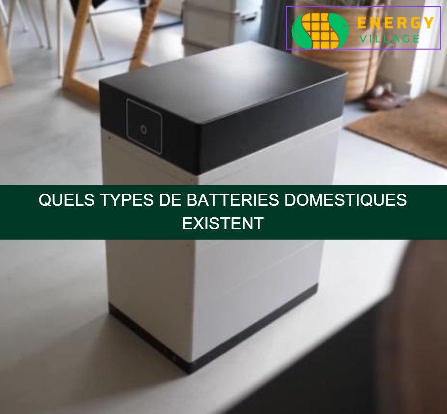 Quels types de batteries domestiques existent
