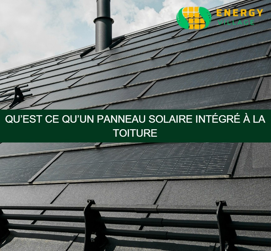 Qu’est ce qu’un panneau solaire intégré à la toiture