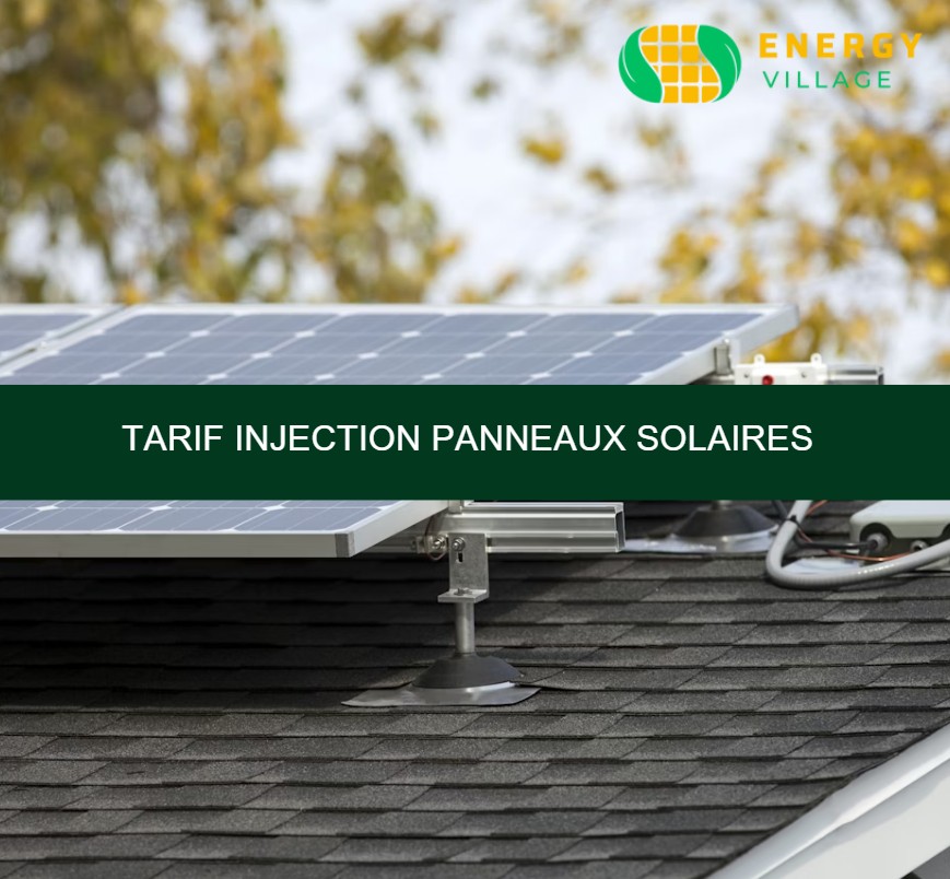 Tarif injection panneaux solaires