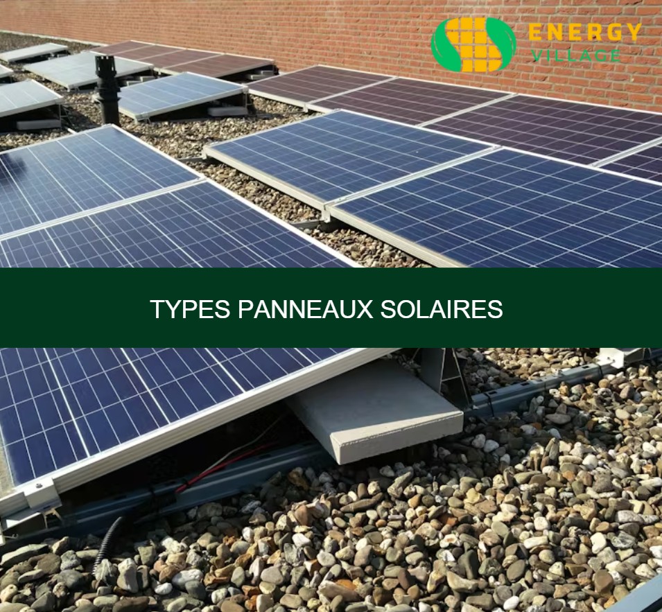 Types panneaux solaires