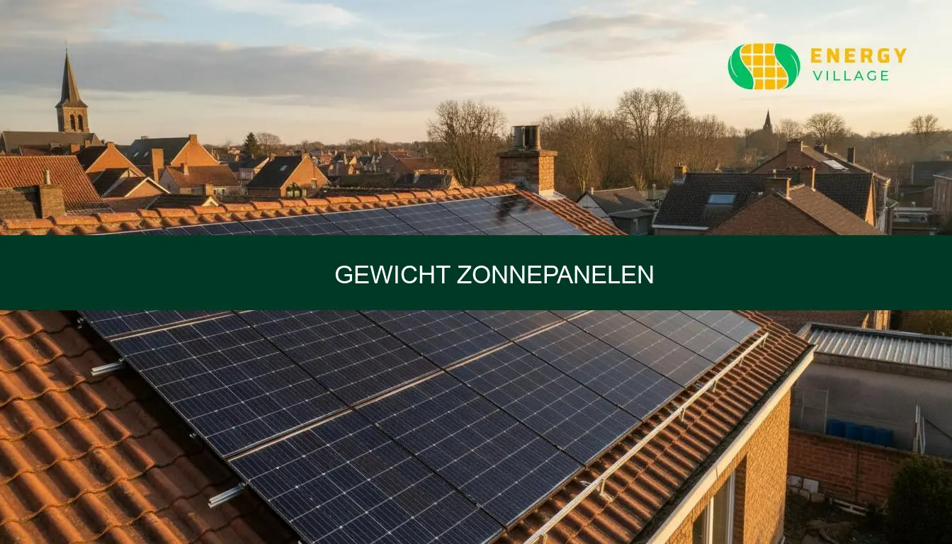 Gewicht zonnepanelen berekenen per m2 en daktype