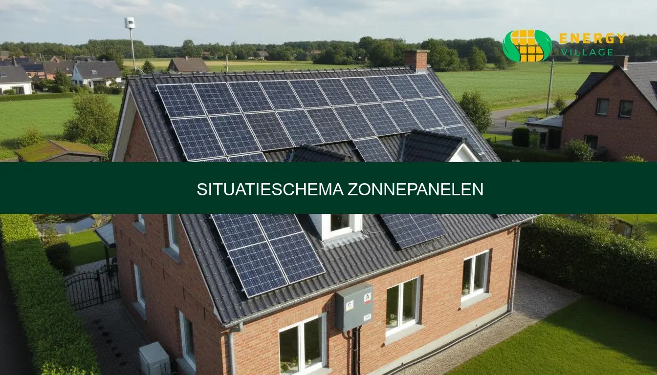 Situatieschema zonnepanelen en AREI schema gids