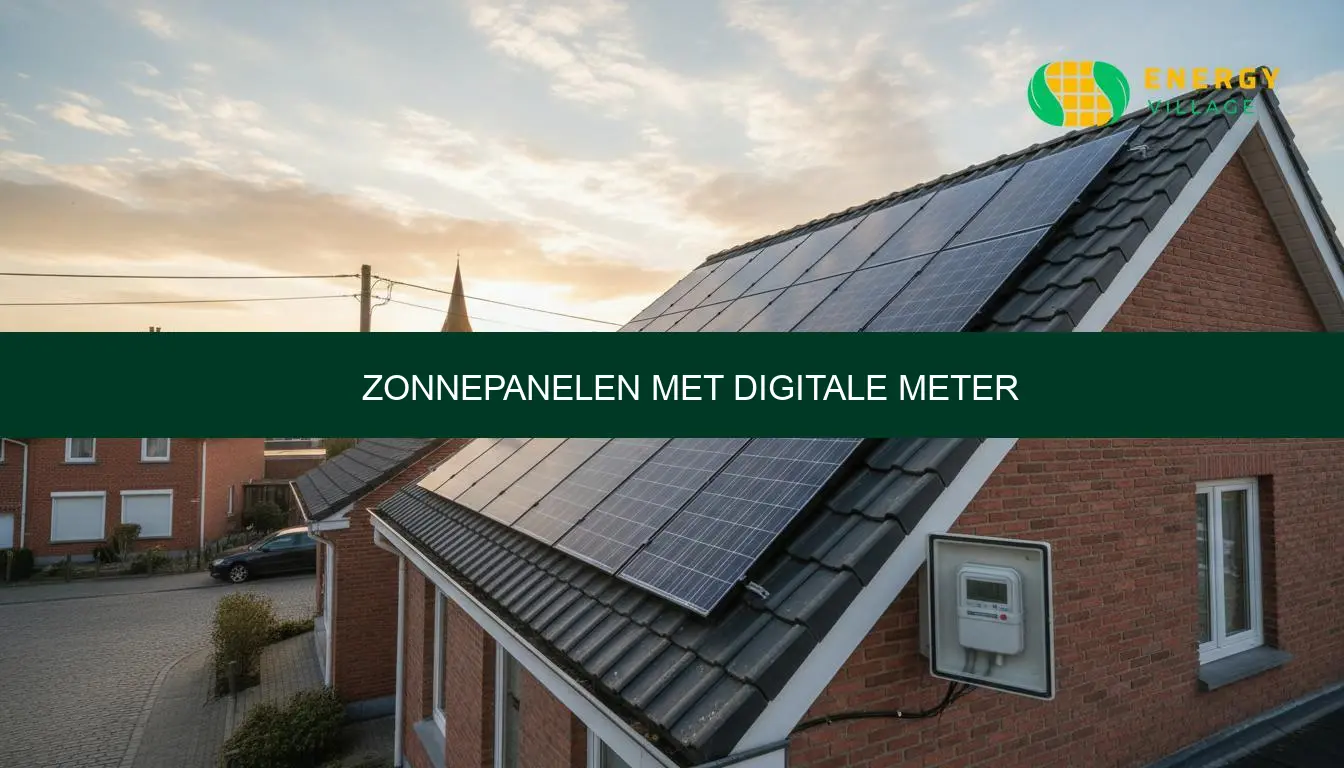 Zonnepanelen met digitale meter in 2026