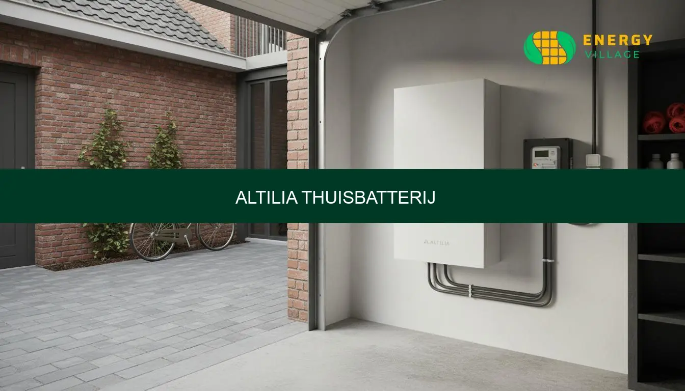 Altilia thuisbatterij: prijs, review en advies