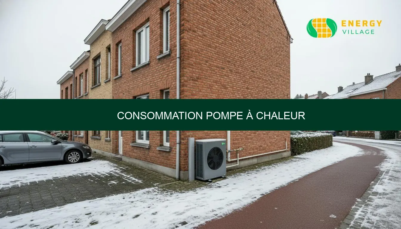 Consommation pompe à chaleur en Belgique