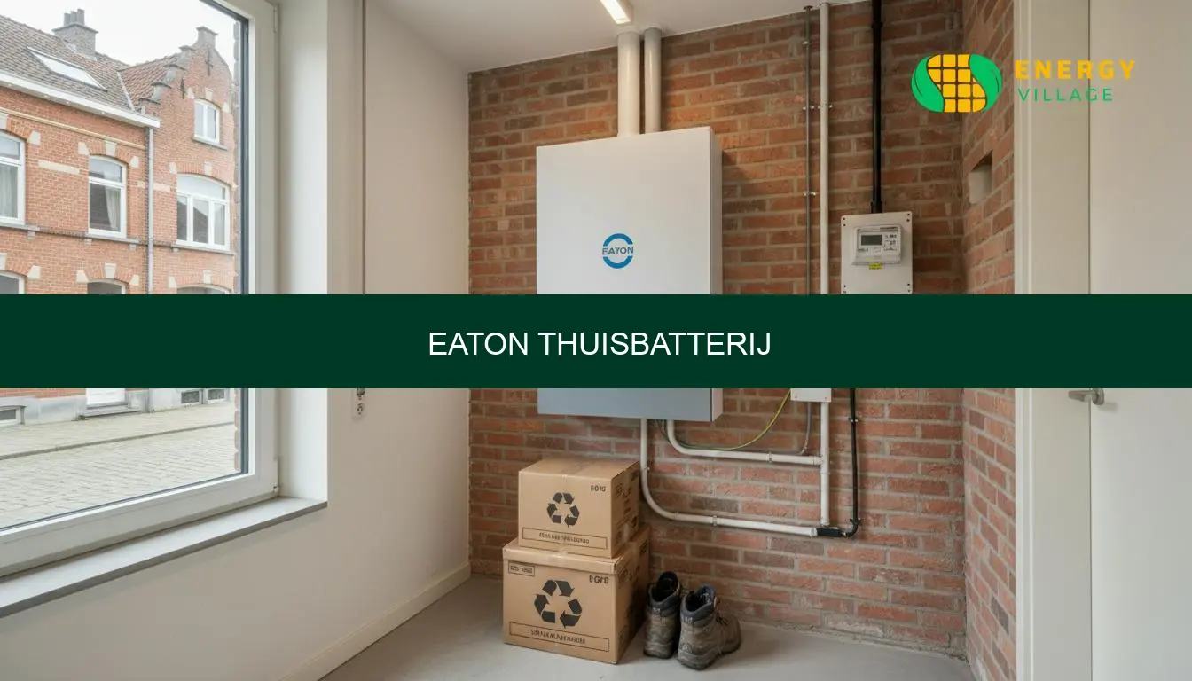 Eaton thuisbatterij: prijs, modellen en advies