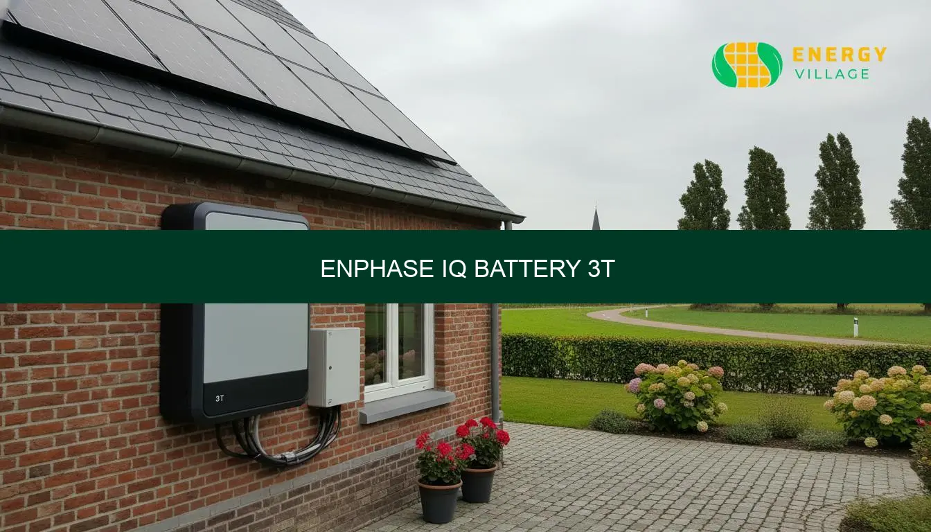 Enphase IQ Battery 3T: prijs, capaciteit en advies