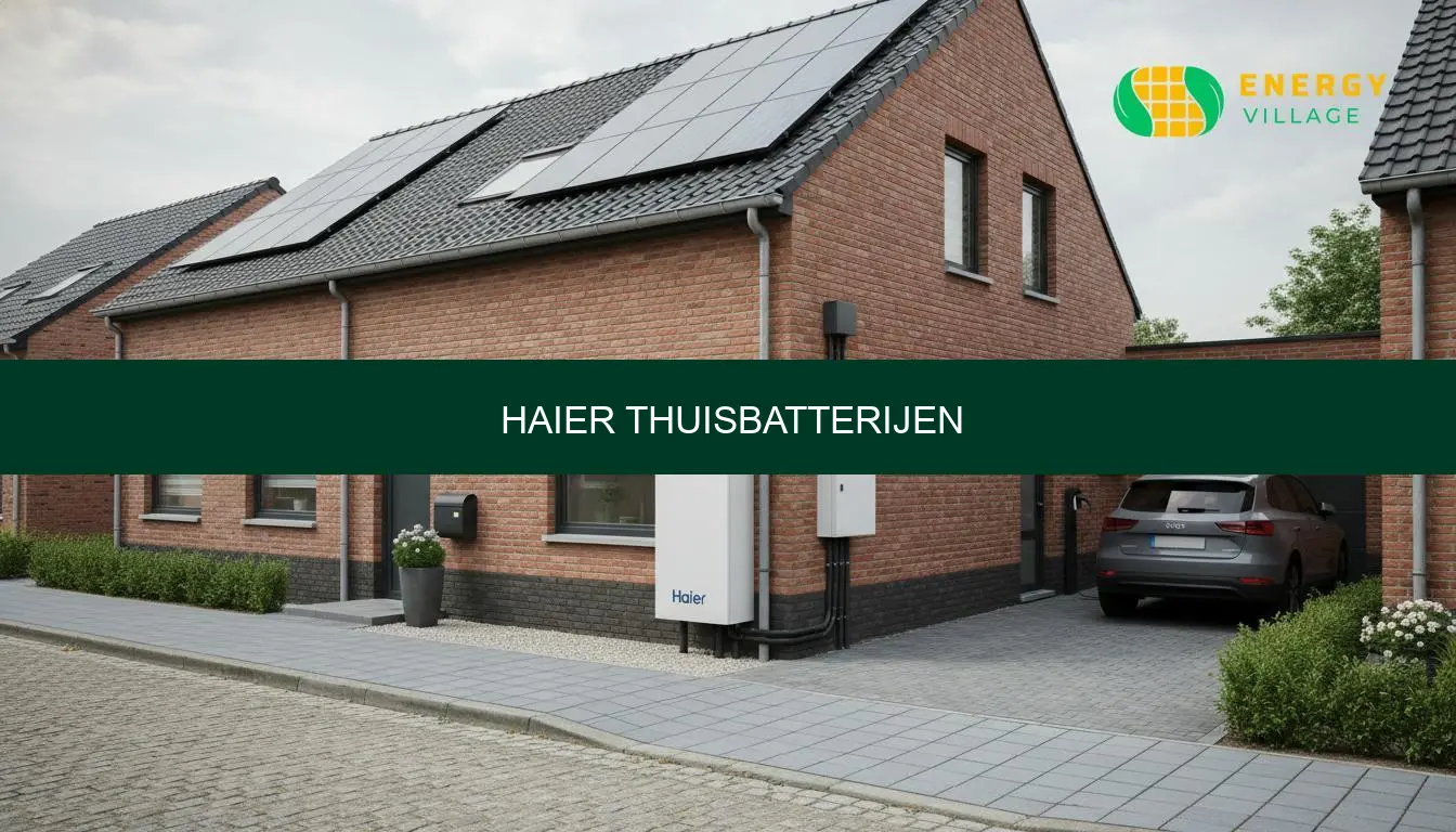 Haier thuisbatterijen: prijs en review België