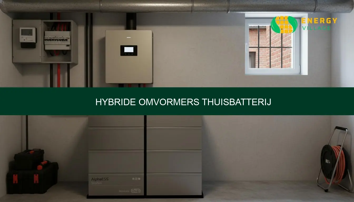 Hybride omvormers thuisbatterij: prijs, werking en keuze